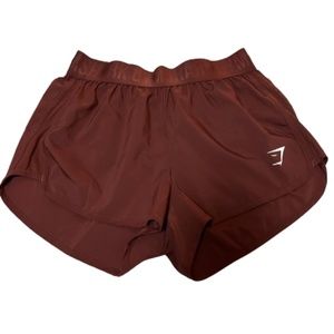 Gym shark training loose fit shorts | Cherry Brown |
